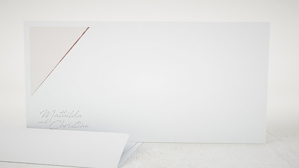 Umschlag mit Design Hochzeit - Liebeswerk