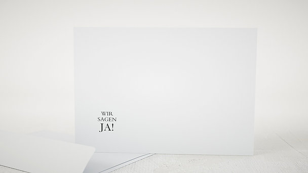 Umschlag mit Design Hochzeit - Reinschrift