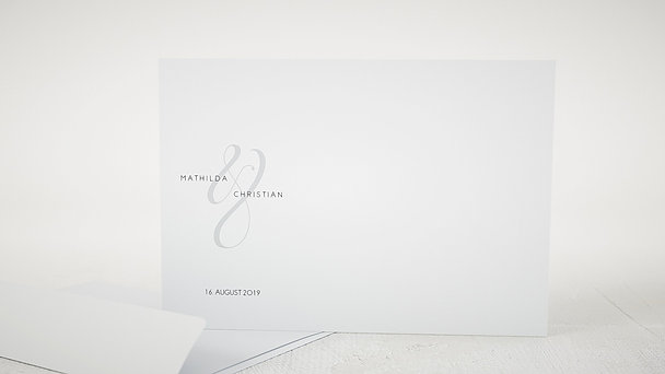 Umschlag mit Design Hochzeit - Volute