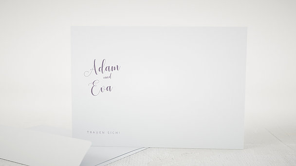 Umschlag mit Design Hochzeit - Poesie