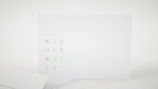 Umschlag mit Design Hochzeit - Liebesgitter