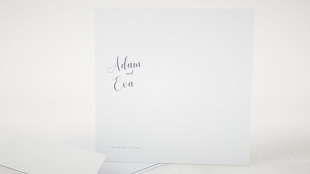 Umschlag mit Design Hochzeit - Poesie