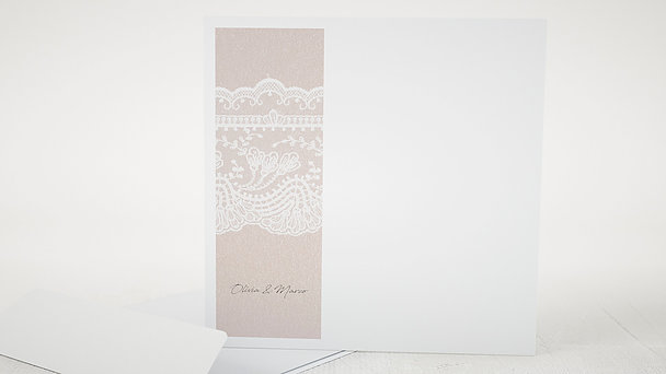 Umschlag mit Design Hochzeit - Bordüre